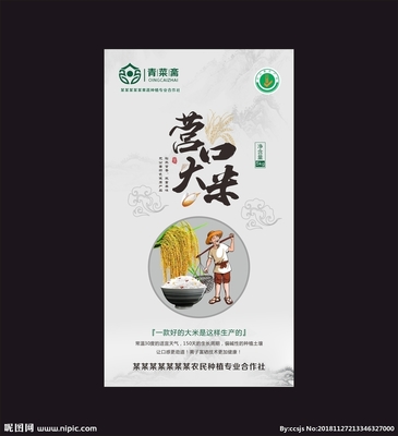 营口大米 品质与未来的设计叙事——一张DM宣传单的设计密码与城市代办的链路重构